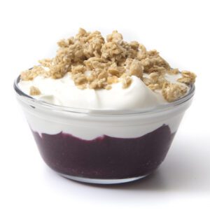 Yogurt with Berry Compot and Granola