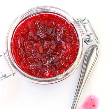 Cranberry Strawberry Jalapeño Pepper Jelly