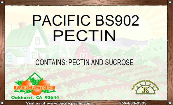 PACIFIC BS 902 PECTIN: Designed to help stabilize fruit in products such as pie filling.