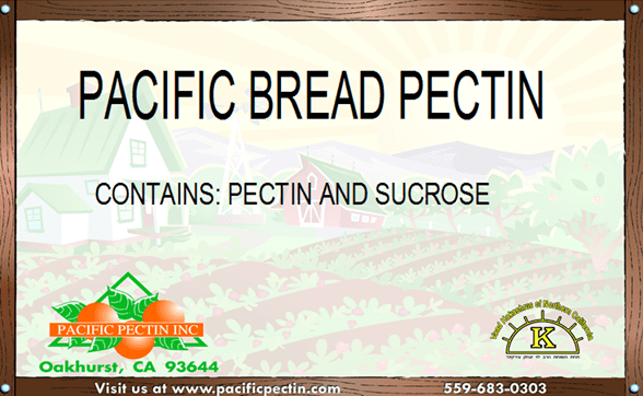 PACIFIC BREAD PECTIN: Used for bakery type items to enhance texture and moisture.